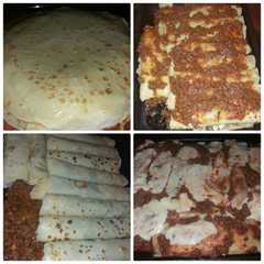 Una foto de Canelones de acelga