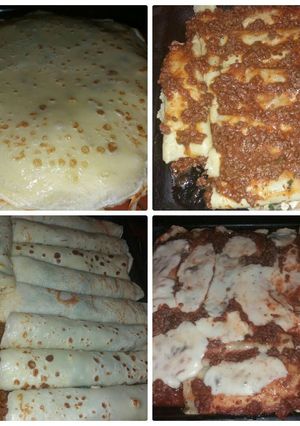 Una foto de Canelones de acelga