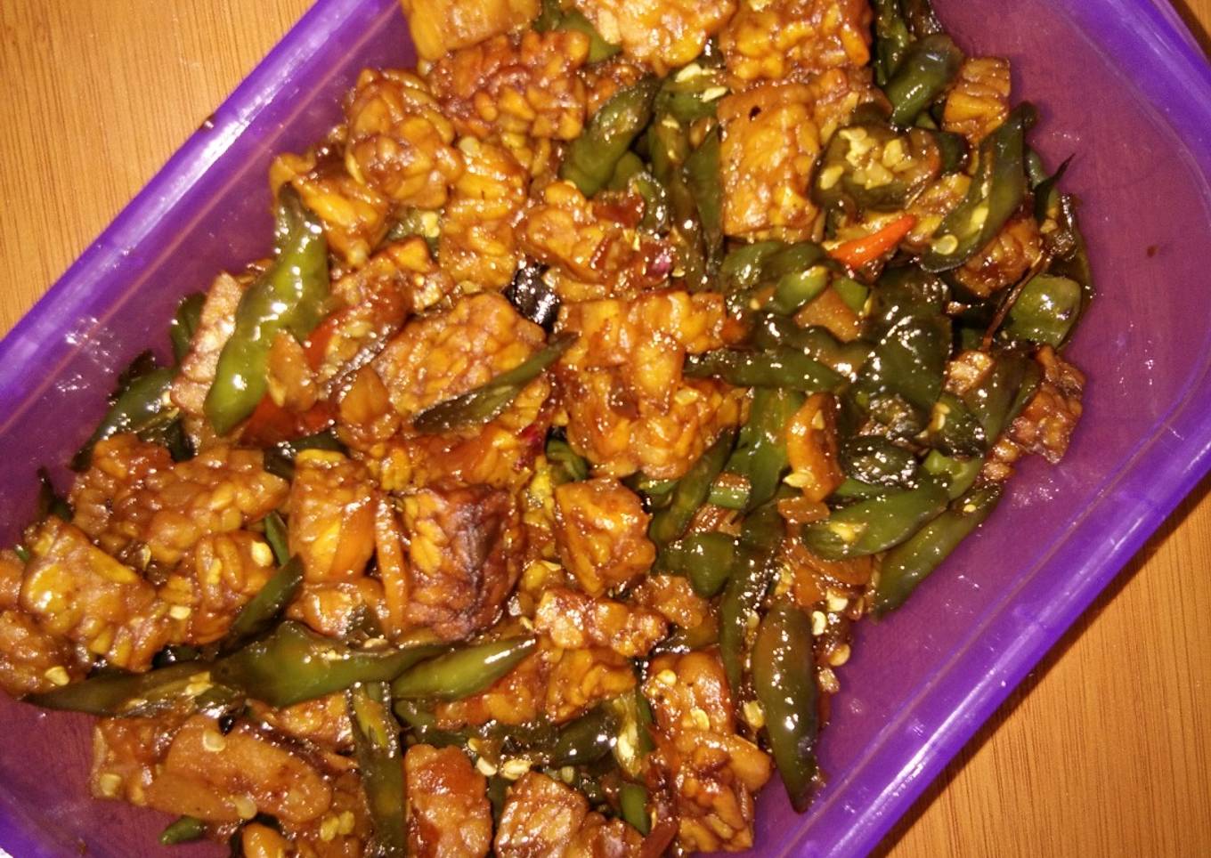 Oseng Tempe Lombok Ijo