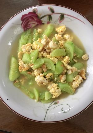 Foto resep Tumis timun telor