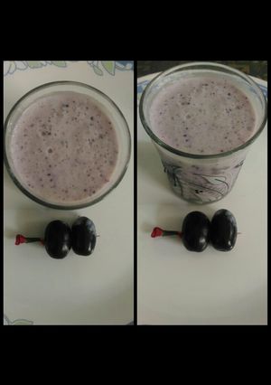 A picture of Jamun smoothie.