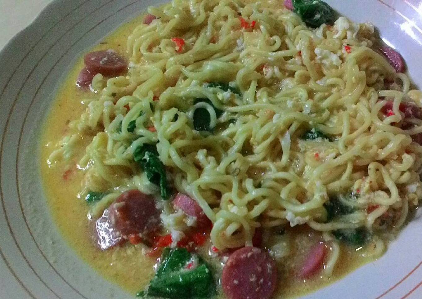 Mie rebus bumbu uleg