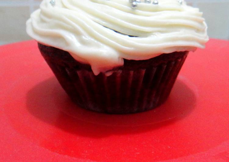 Steps to Prepare Any-night-of-the-week Red Velvet Cupcakes - Vegan