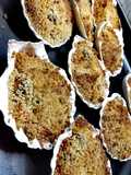 Cozze (surgelate) gratinate in gusci di capesante