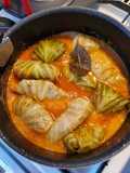 Rolled cabbage con la sopa que sobró♡