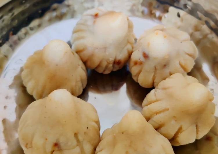 Steps to Make Perfect Coconut and Jaggery wheat Modak