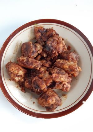 Foto resep Ayam goreng saos telur asin