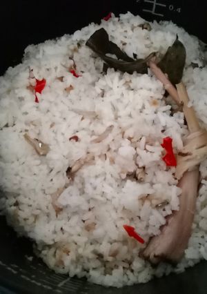 Foto resep Nasi Liwet Rice Cooker