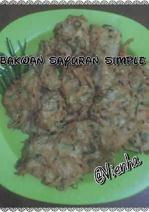 Foto resep Bakwan Sayuran Simple