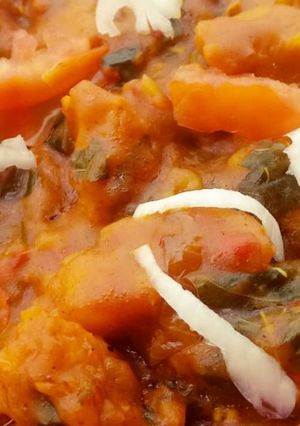 A picture of Yam pottage.