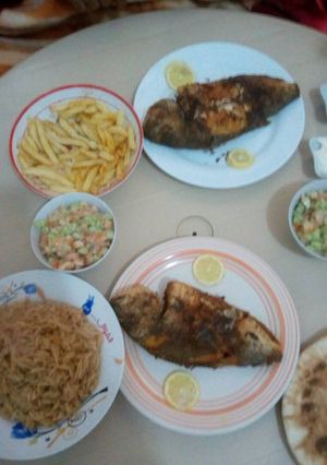 صورة لوصفة سمك مقلي