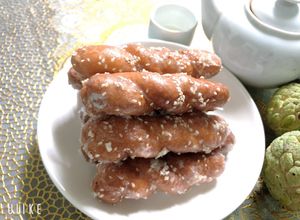 Hình của món Bánh Gạo nếp chiên.