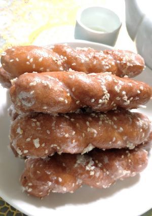 Hình của món Bánh Gạo nếp chiên.