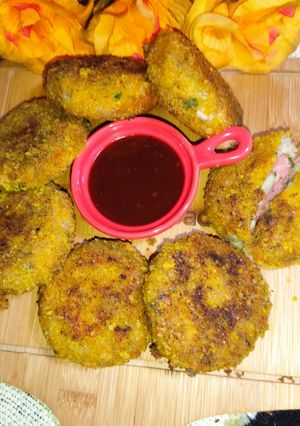 A picture of Cheese Mashed Potato Dipper With Kurkure Ka Toofani Chaska 🧀.