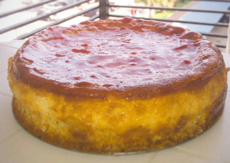 Tarta de queso fácil al horno