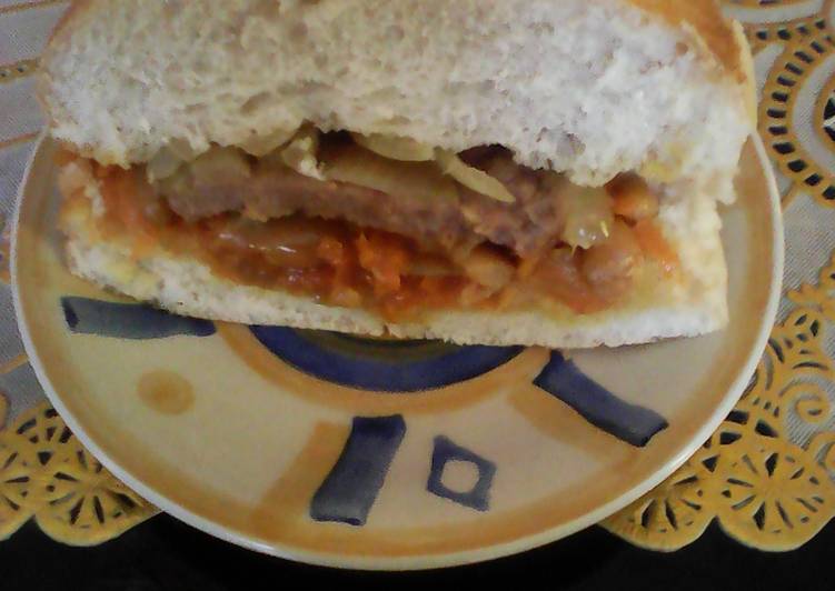 Chakalaka sandwich