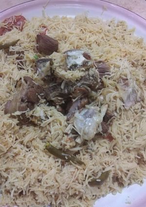 صورة لوصفة مضغوط بلحم الغنم