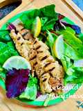 Grilled Cod in three marinades