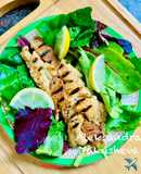 Grilled Cod in three marinades