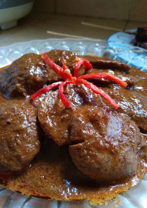 Foto resep "Rendang jengkol"Bumbu instant