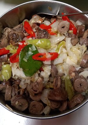 Foto resep Tumis jantung ayam sawi