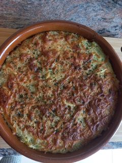 Una foto de Pastel de brócoli relleno 🥦