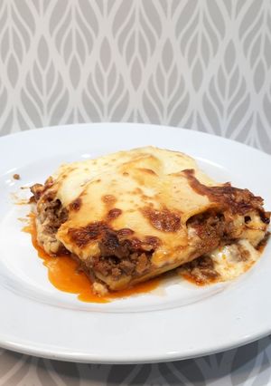 Una foto de Lasagna/Lasaña de carne 🥩