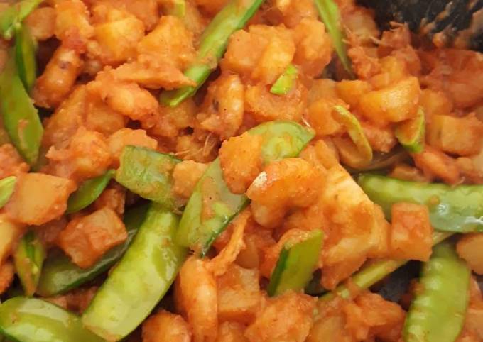 Sambal Goreng Udang Pete