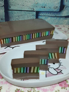 Foto resep 90. Puding Lapis Tikar