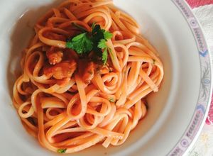 Foto di 🍝Linguine al sugo di vongole e pomodoro 🍅