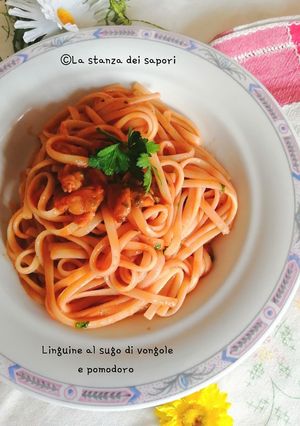 Foto di 🍝Linguine al sugo di vongole e pomodoro 🍅