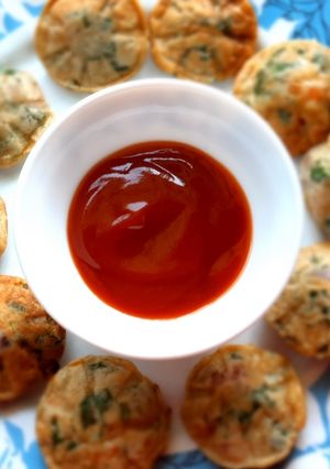 ভেজিটেবল প্যান কেক (vegetable pan cake recipe in Bengali) রেসিপির প্রধান ছবি