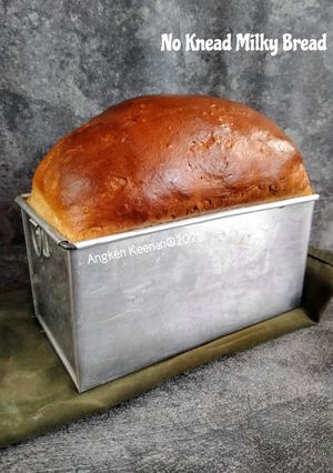 Foto resep No Knead Milky Bread (Roti tawar susu tanpa ulen)