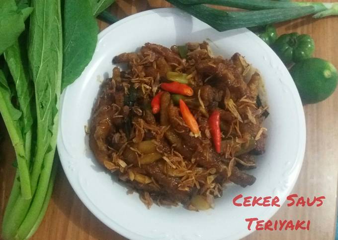 Ceker saus Teriyaki