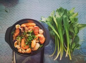 Hình của món Mì kim chi cay Hàn Quốc (tính đồ Hàn Sẻng đây rồi !!!!).