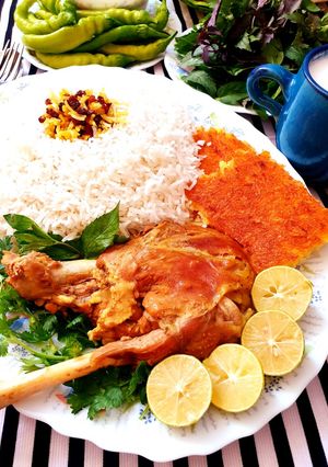 عکسی از دستور چلو گوشت