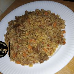 Biryani rice A picture of Biryani rice.