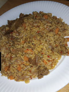 A picture of Biryani rice.