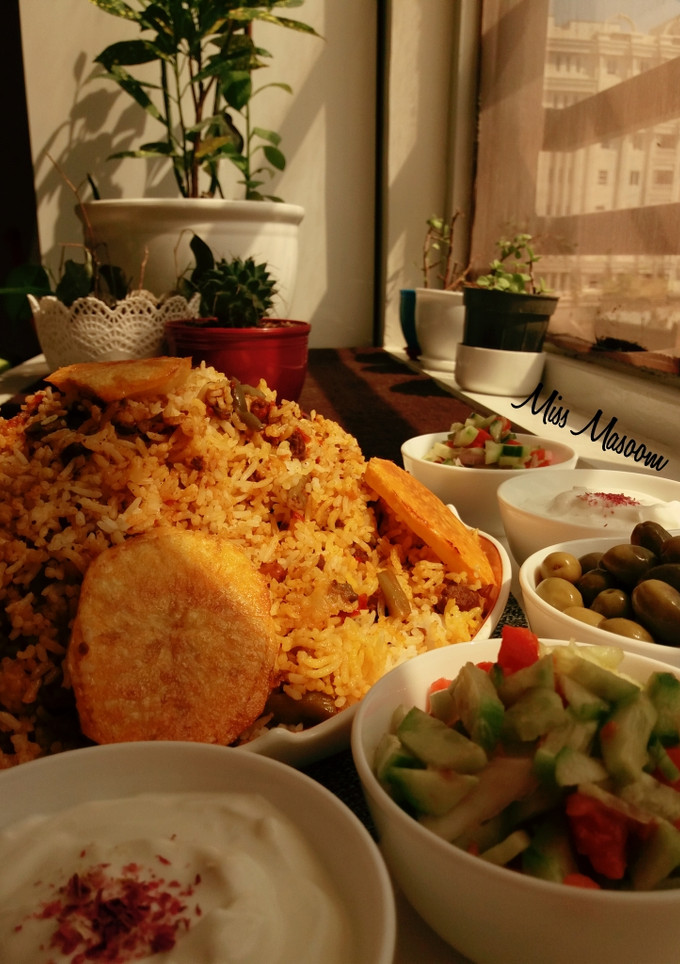 عکسی از دستور لوبیا پلو خوش طعم