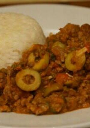 Una foto de Picadillo cubano