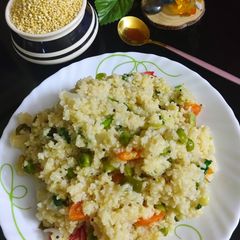 A picture of Proso millet upma.