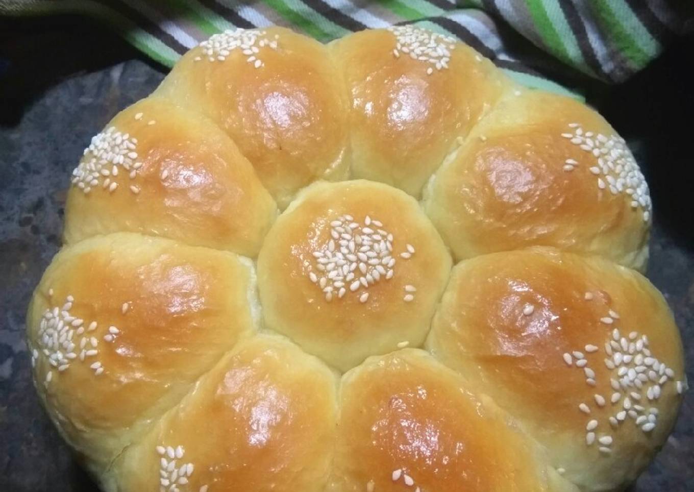 Dinner roll autolysis (tanpa ulen,tanpa telur)