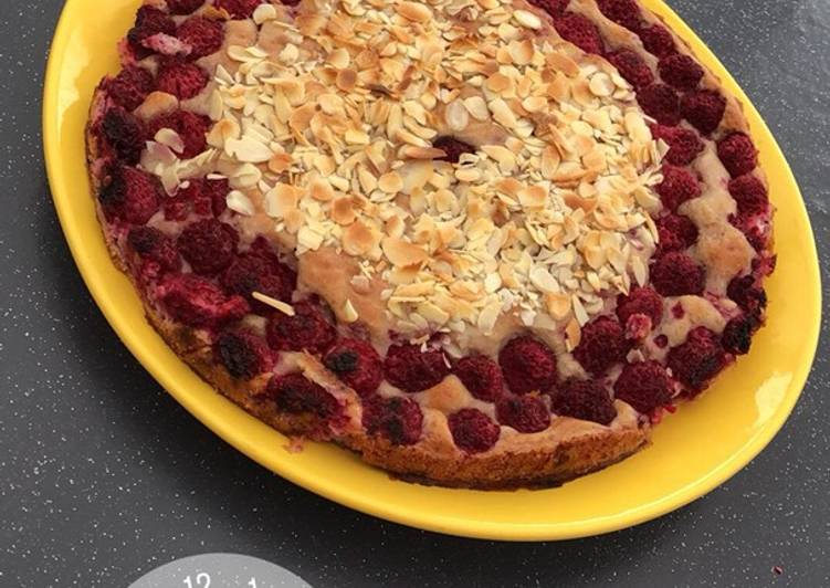 Gâteau au yaourt framboise