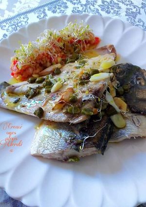 Una foto de Lubina en escabeche express de cocina creativa de Alexis Urrutia