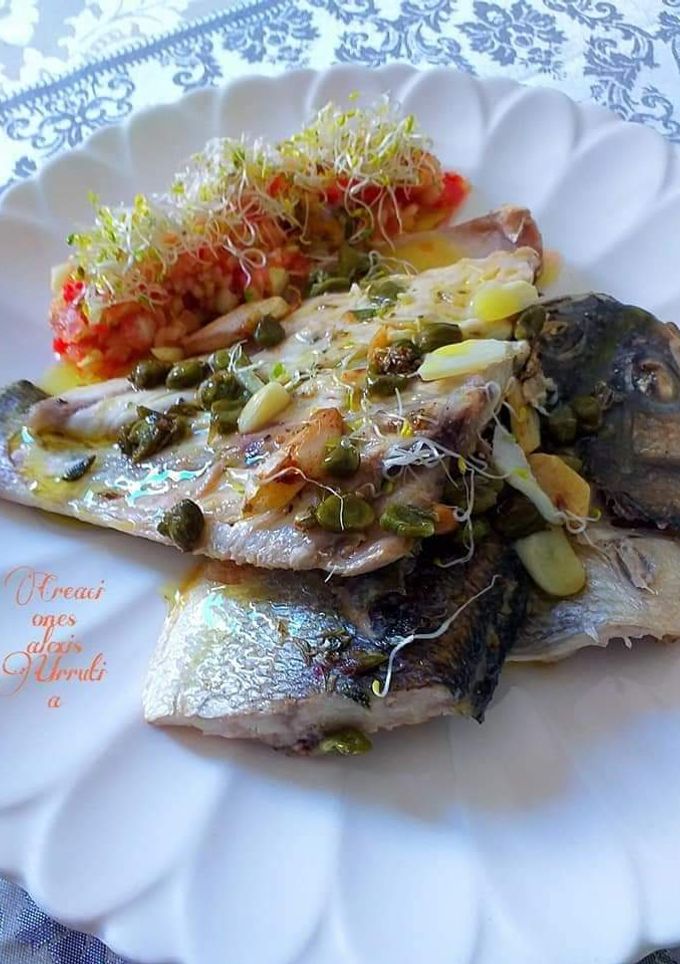 Una foto de Lubina en escabeche express de cocina creativa de Alexis Urrutia