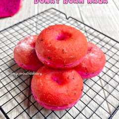 Donat Buah Naga Merah (Empuk Lembut)-レシピのメイン写真