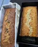 Budín de banana/ y chispas de Chocolate