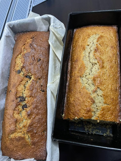 Una foto de Budín de banana/ y chispas de Chocolate