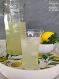 Limonada con almíbar de menta