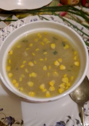 কর্ন স্যুপ (corn soup recipe in Bengali) রেসিপির প্রধান ছবি